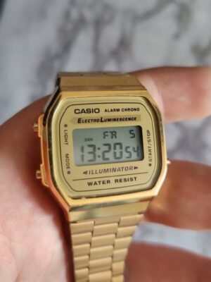 Gold Gasio Men Digital Wrist Watch
